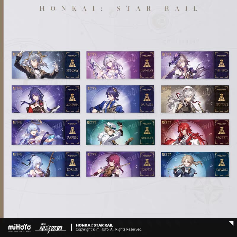 LIVE 2024-2025 Series Laser Ticket - Honkai Star Rail