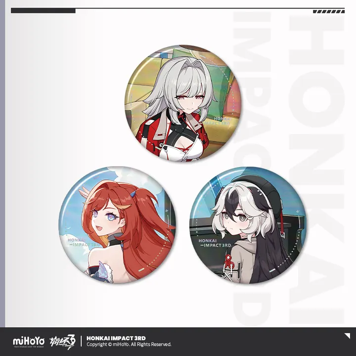 Happy Days Ahead Stigma Series Can Badge Set - Honkai Impact 3rd