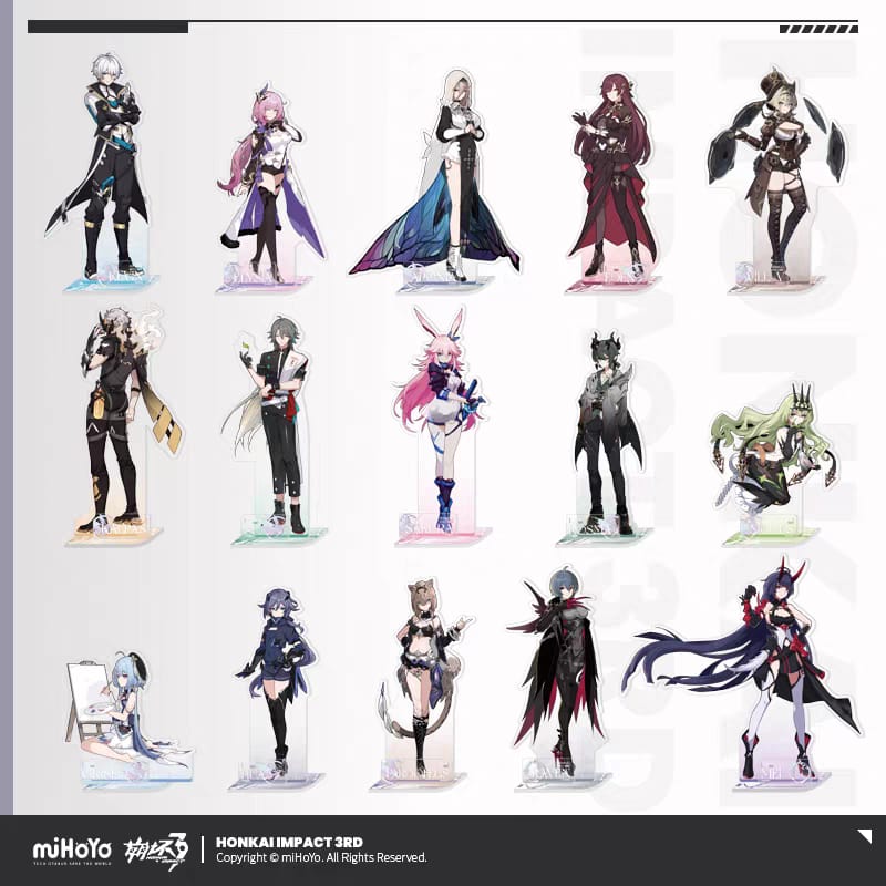 Elysian Realm Series Character Acrylic Stand - Honkai Impact 3rd