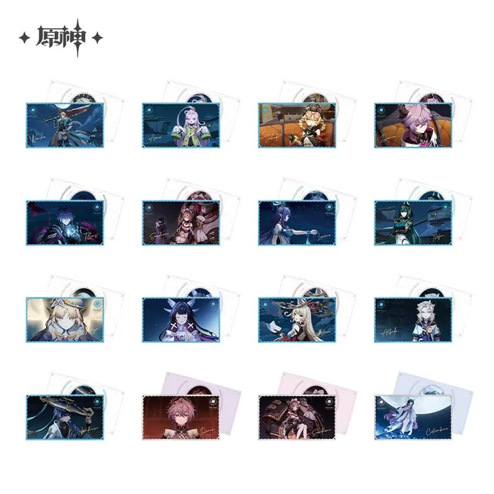 Moonlit Ballad of The Night Series Collectible Card Blind Box - Genshin Impact