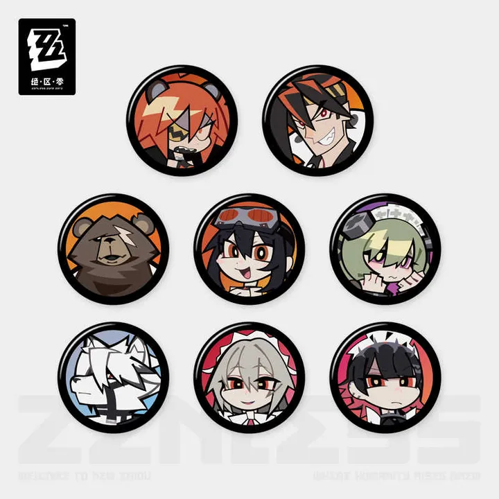 Resonium Affinity Icon Series Mini Can Badge Vol 2 - Zenless Zone Zero