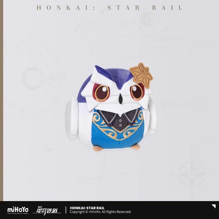 Dr. Bird / Dr. Ratio / Dr. Ratiowl Origami Bird Match Series Medium Plush - Honkai: Star Rail