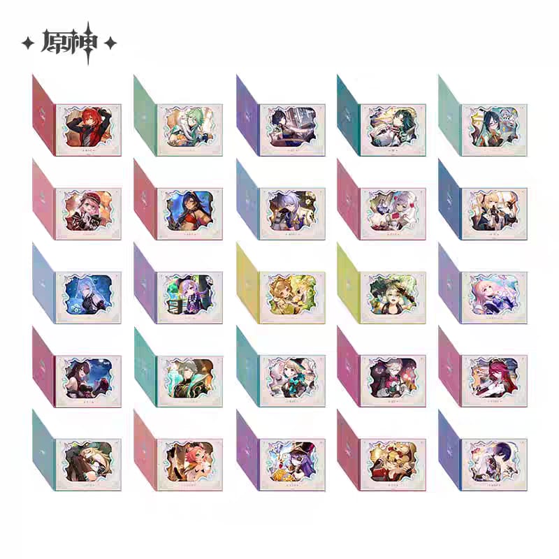 Birthday Series Theme Flip Paper Shikishi 2025 - Genshin Impact