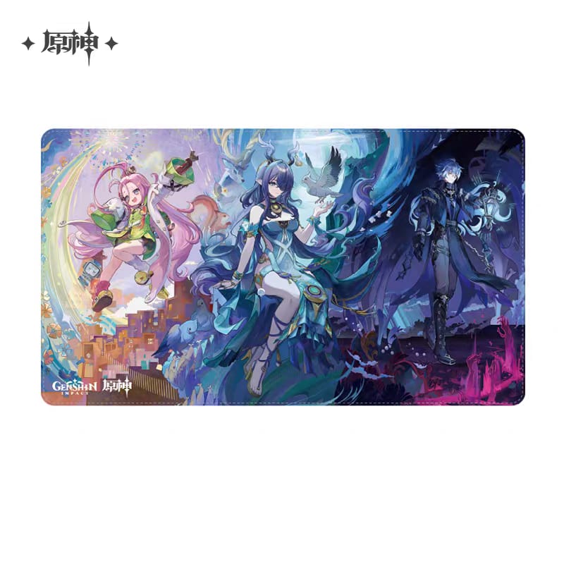 Lauma, Flins, Aino Nod-Krai The Moon Leads Home Series Mousepad - Genshin Impact