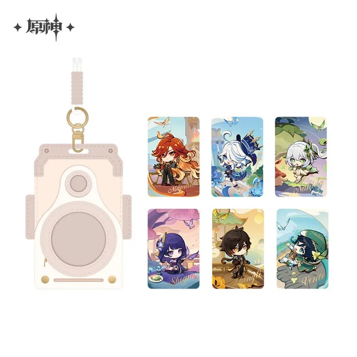 Teyvat Expo Series Luggage Tag & Collectible Card Set - Genshin Impact
