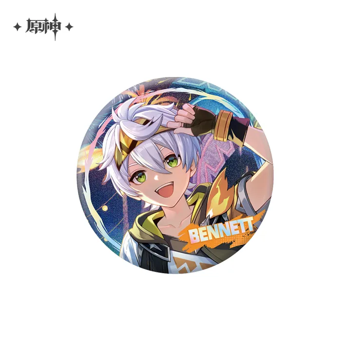 Bennett Sunspray Summer Resort Story Chapter Series Can Badge - Genshin Impact