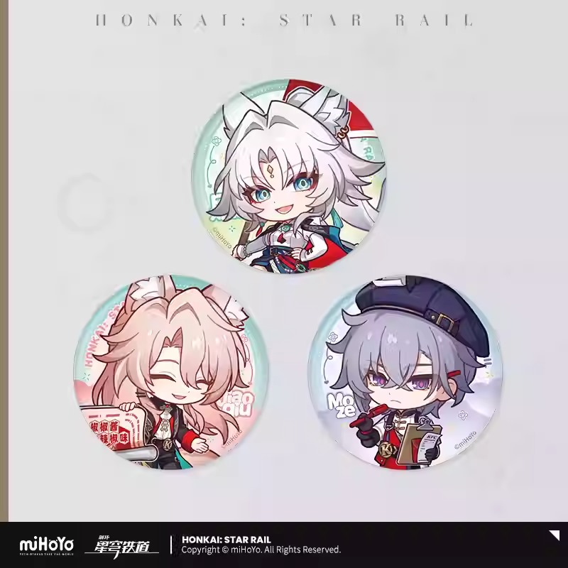 Gourmet Together Series Q Version Can Badge - Honkai: Star Rail