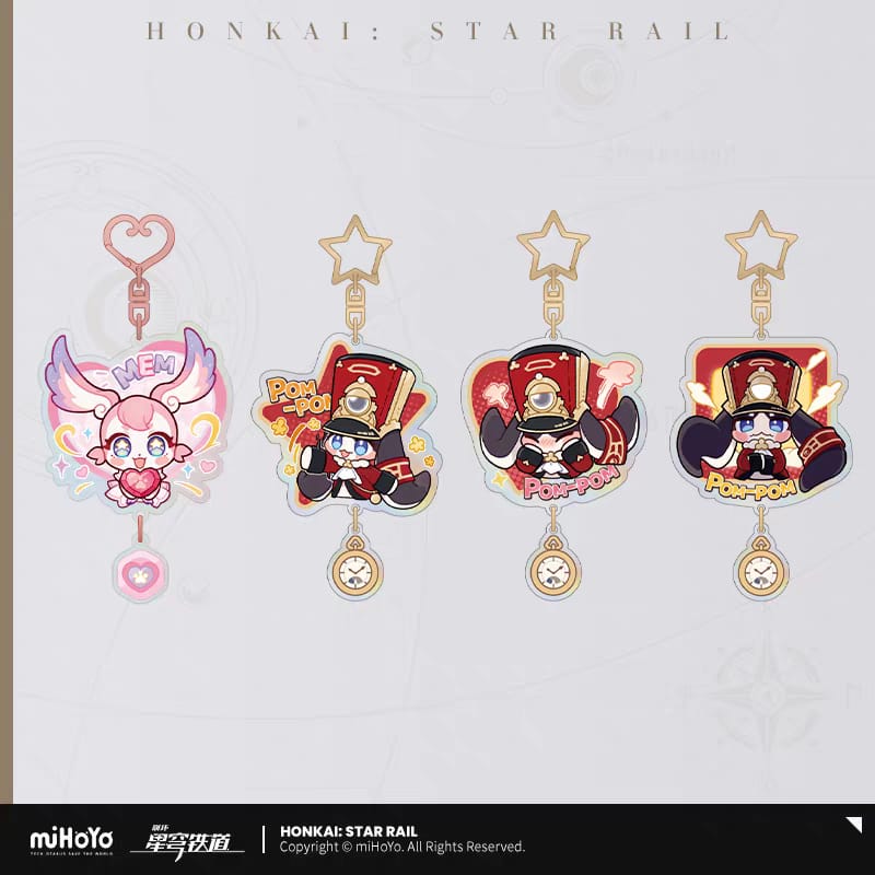 Exhibition Series Theme Acrylic Keychain - Honkai Star Rail