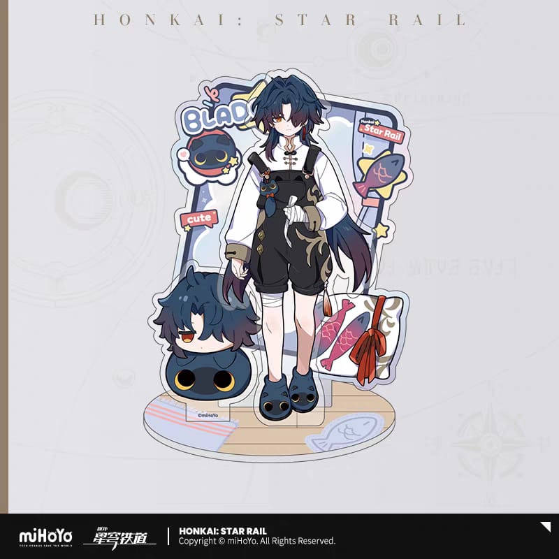 Boy's Dormitory Series Stand Keychain - Honkai Star Rail