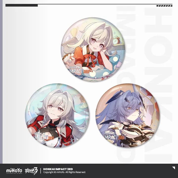 Erdos Helia Choices of Fate Stigma Series Can Badge Set - Honkai Impact 3rd