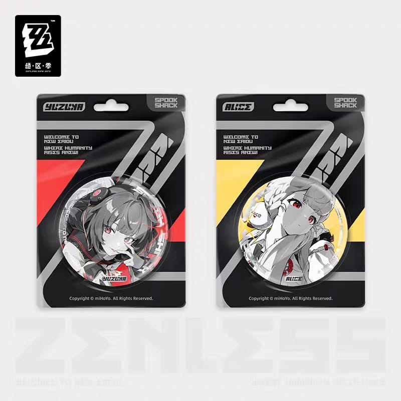 Spook Shack Cinema Series Reflective Can Badge - Zenless Zone Zero