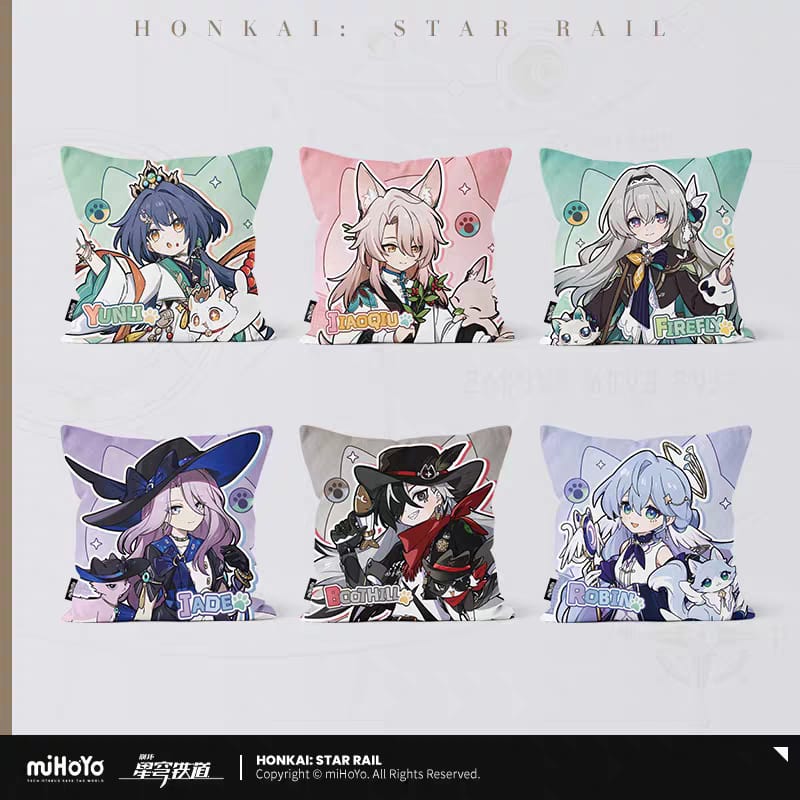 Little Cat Series Square Pilow Case - Honkai Star Rail