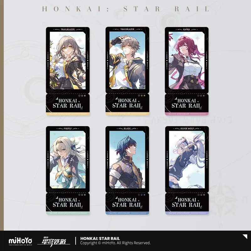 2nd Anniversary Series Visual PET Shikishi & Imitation Film - Honkai Star Rail