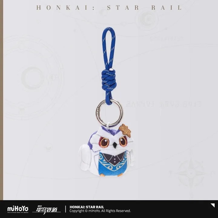 Dr. Bird / Dr. Ratio / Dr. Ratiowl Origami Bird Match Series Plush Keychain - Honkai: Star Rail