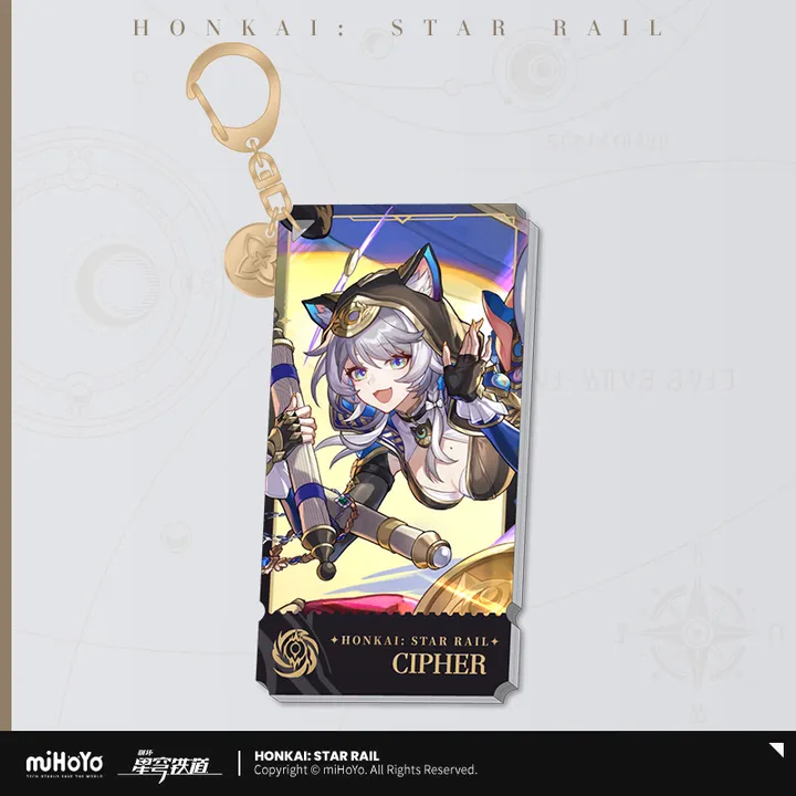 Character Theme Acrylic Keychain - Honkai Star Rail