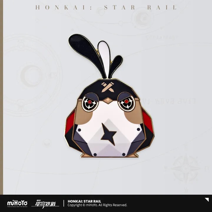 Boothill Origami Bird Match Series Metal Badge - Honkai: Star Rail