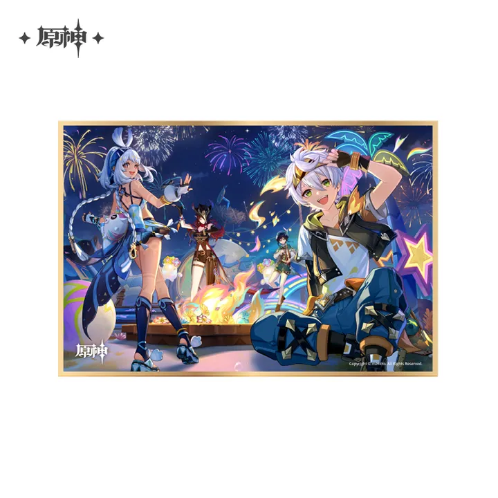 Sunspray Summer Resort Story Chapter Series Color Paper Shikishi - Genshin Impact