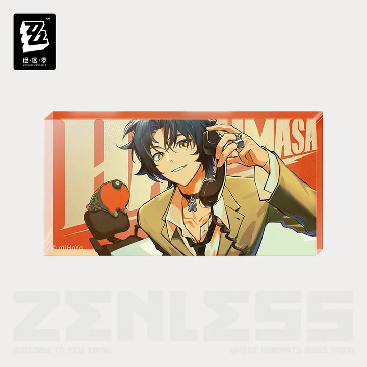 Asaba Harumasa FM Video Series Acrylic Block - Zenless Zone Zero