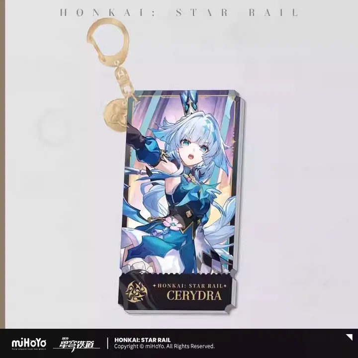 Cerydra Character Theme Acrylic Key Chain - Honkai Star Rail
