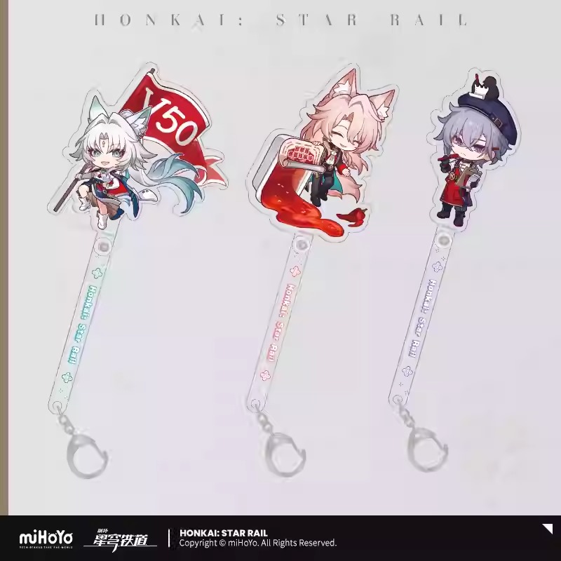 Gourmet Together Series Q Version Acrylic Photo Stick - Honkai: Star Rail