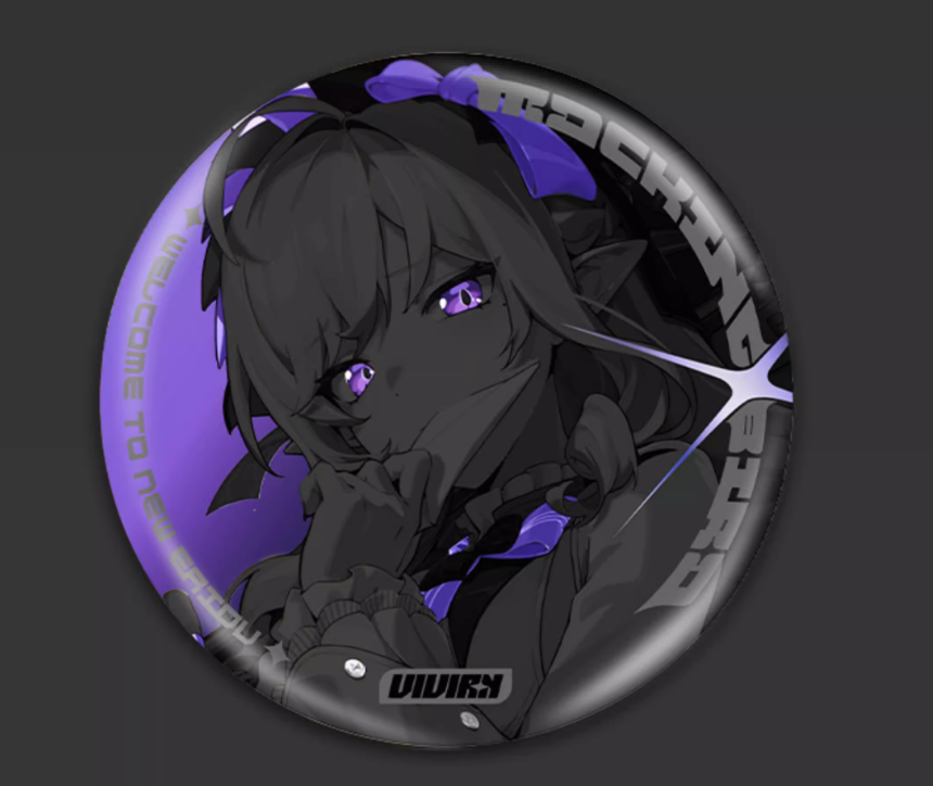 Mockingbird Cinema Series Reflective Can Badge - Zenless Zone Zero