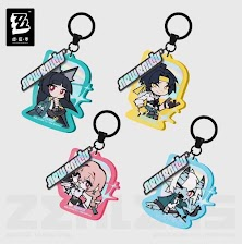 Q Series Acryclic Keychain - Zenless Zone Zero