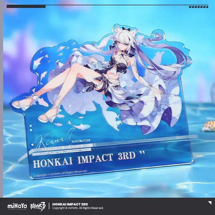 Kiana Kaslana / Herrscher of Finality Selenic Ripple Version Acrylic Phone Holder - Honkai Impact 3rd