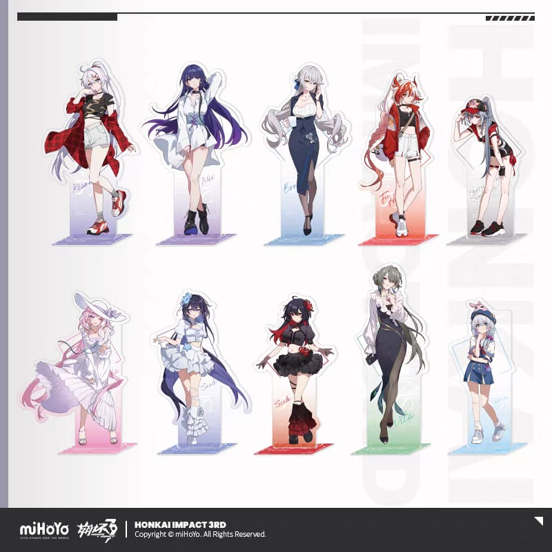 Summer Cruise Series Acrylic Stand - Honkai Impact 3rd
