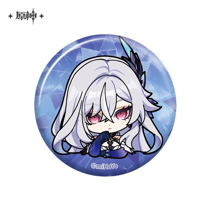Skirk Emoticon Can Badge - Genshin Impact