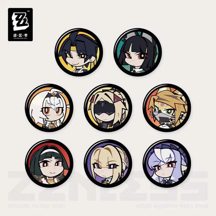 Blind Box Resonium Affinity Icon Series Mini Can Badge - Zenless Zone Zero