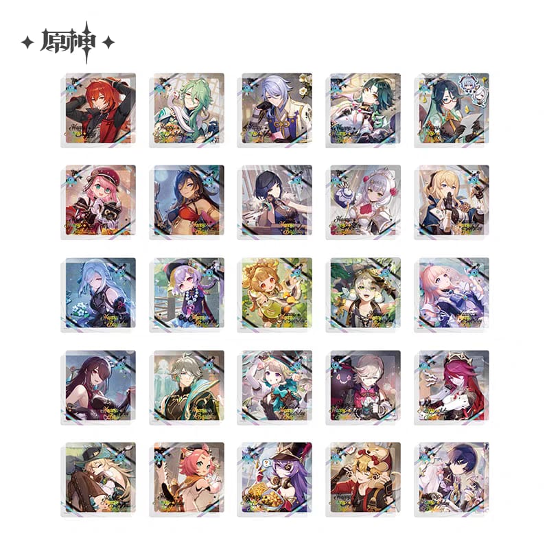 Birthday Series Theme Acrylic Coaster 2025 - Genshin Impact