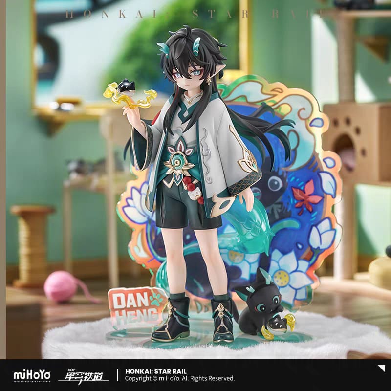 PVC Figure RISE UP+ Non Scale Dan Heng Imbibitor Lunae Little Cat Series Version - Honkai Star Rail