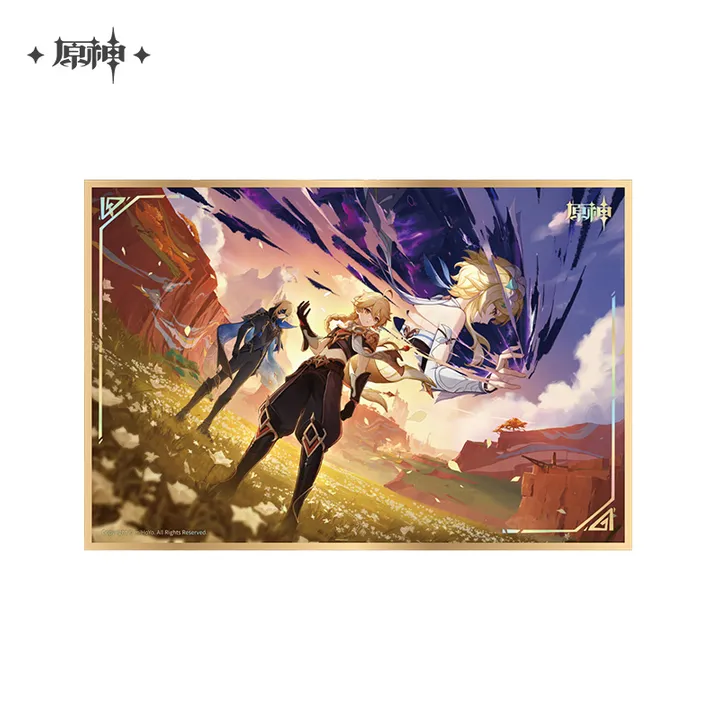 A Space and Time For You Chapter Series Color Paper Acrylic Shikishi - Genshin Impact