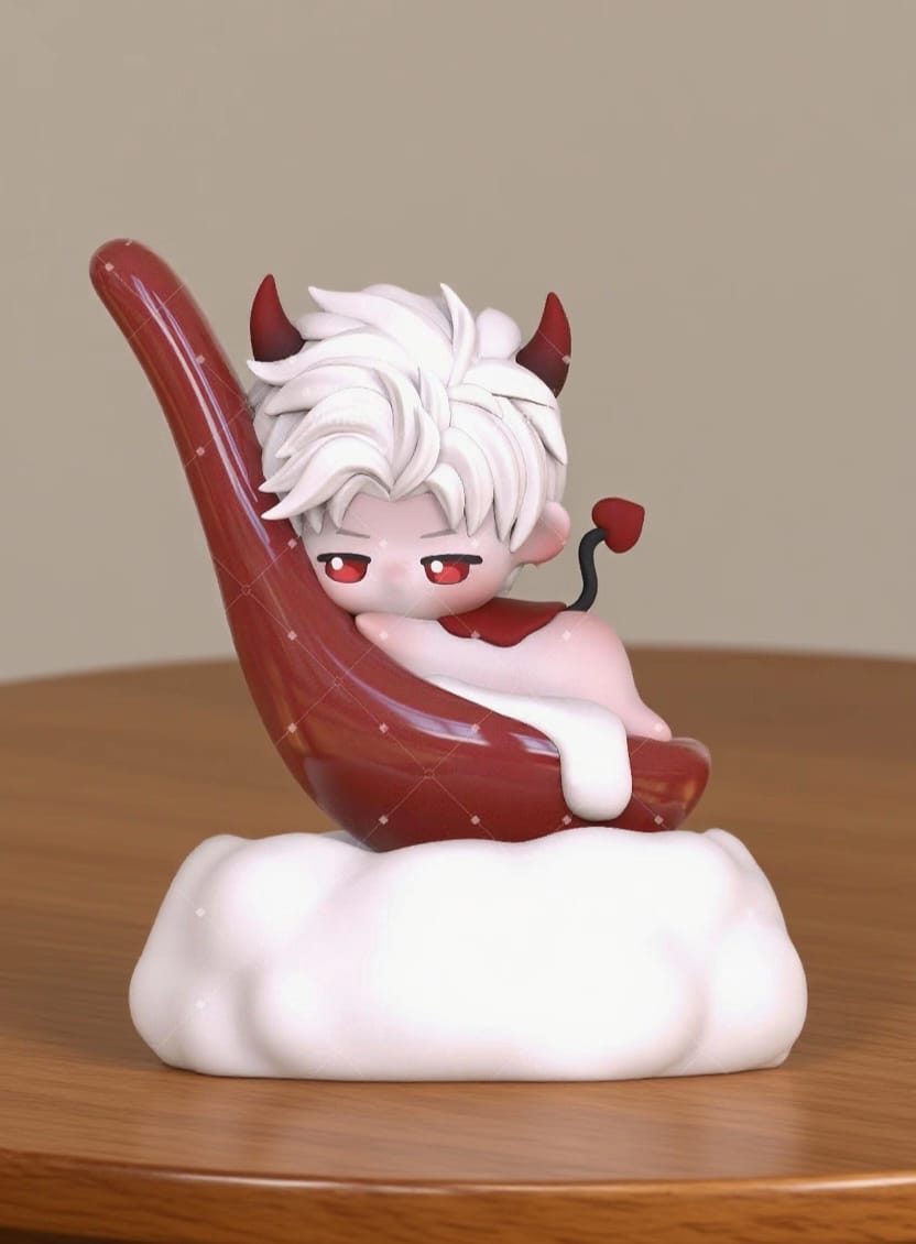 Lazy Chibi Bubble Bath Figure - Love and Deepspace