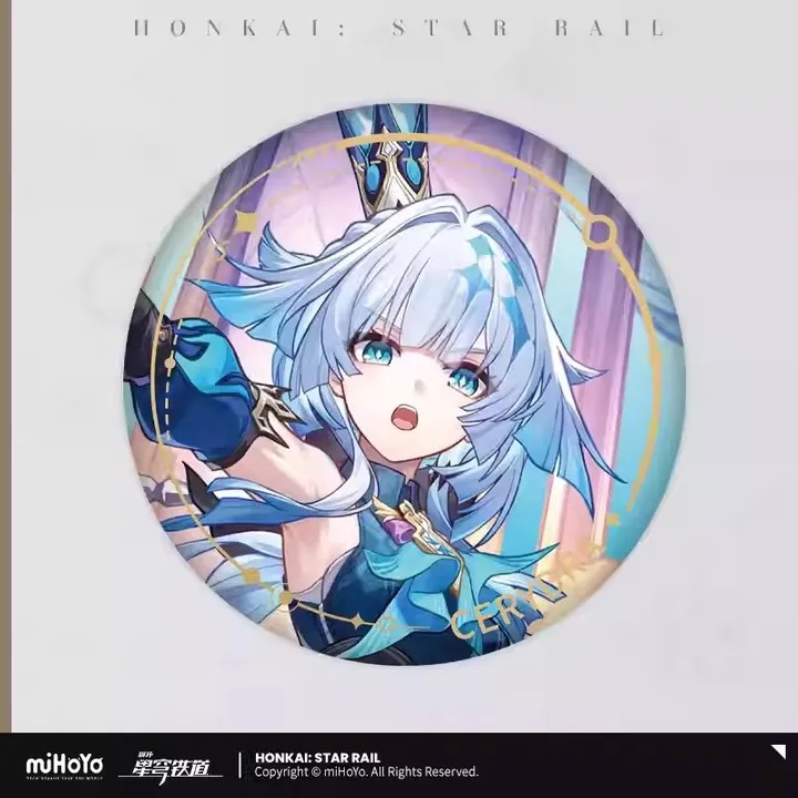 Cerydra Character Theme Can Badge - Honkai Star Rail