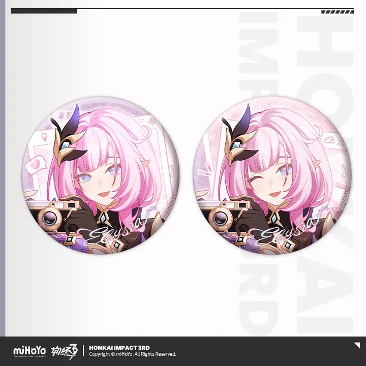 Elysia Dream-Capturing Journey Series Can Badge Set - Honkai Impact 3rd